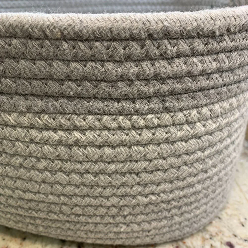 Rope Cotton Basket - NWOT
